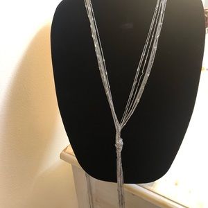 New custom made New York & Co. Silver necklace